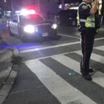 Supercrawl Hamilton - die Polizei regelt den Verkehr auf den wenigen Durchfahrtsstraßen
